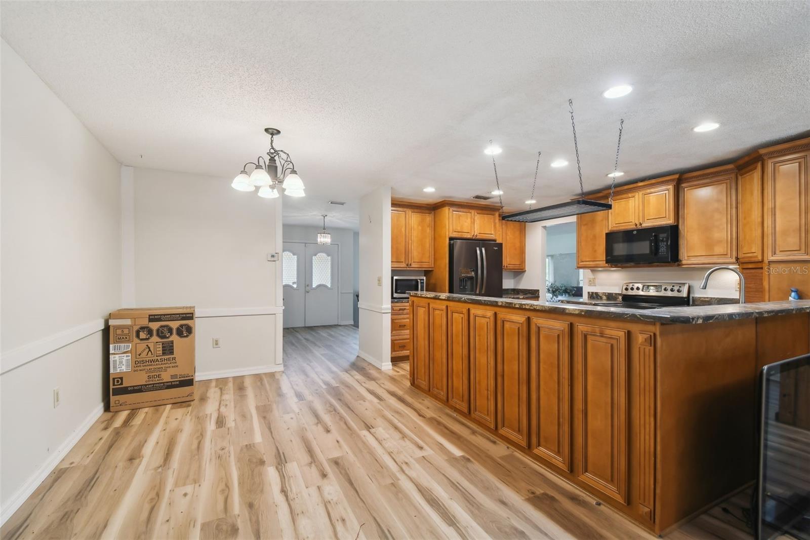 Check out the custom cabinetry...