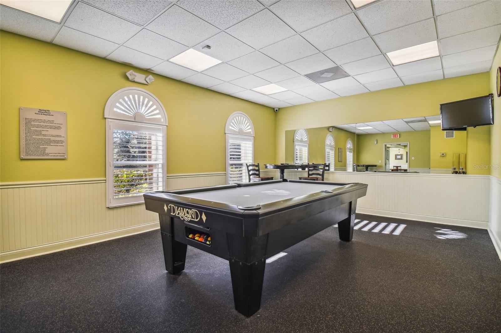 Billiards Room and Entertainment Center