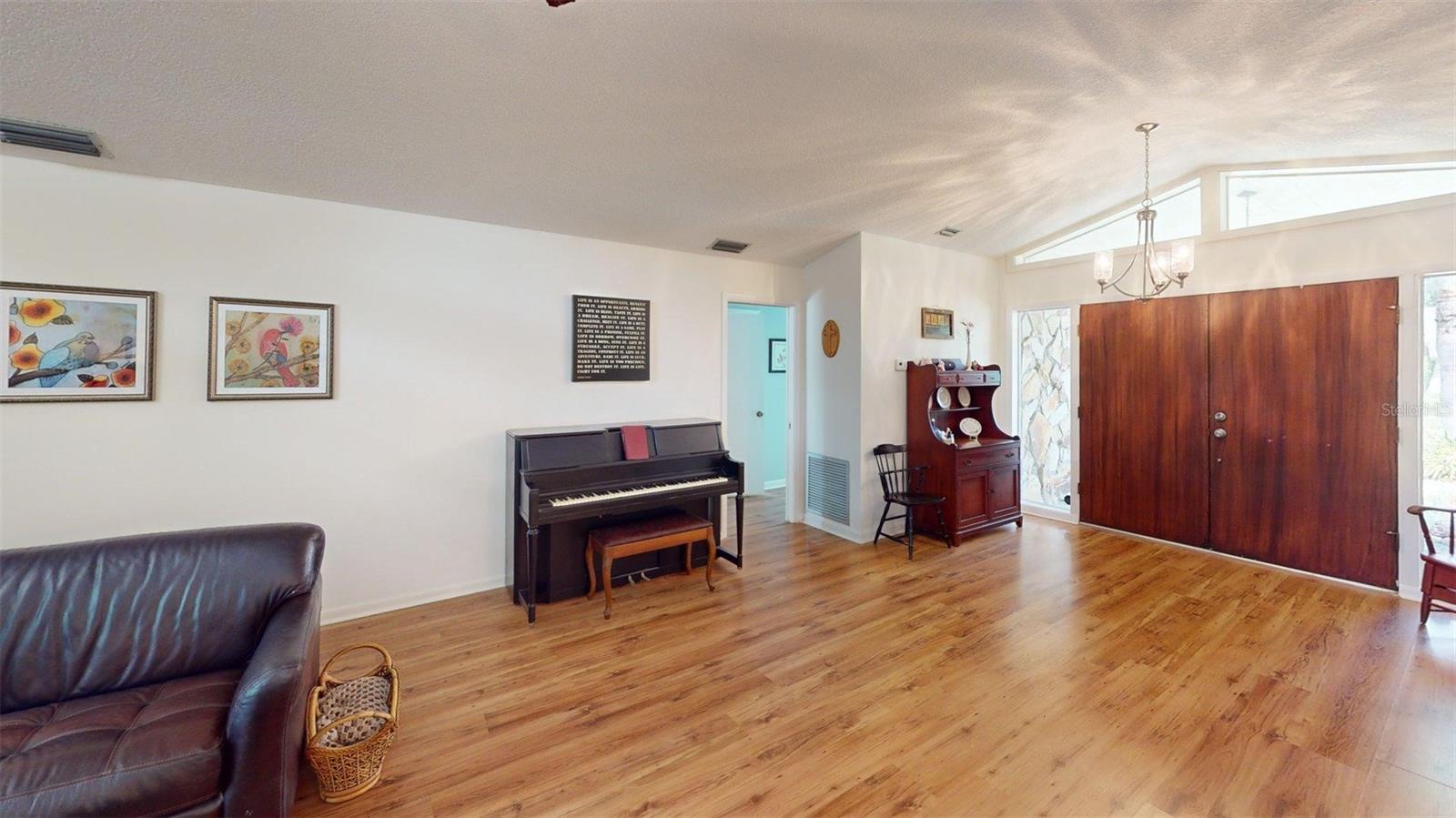 Formal living room and entrance