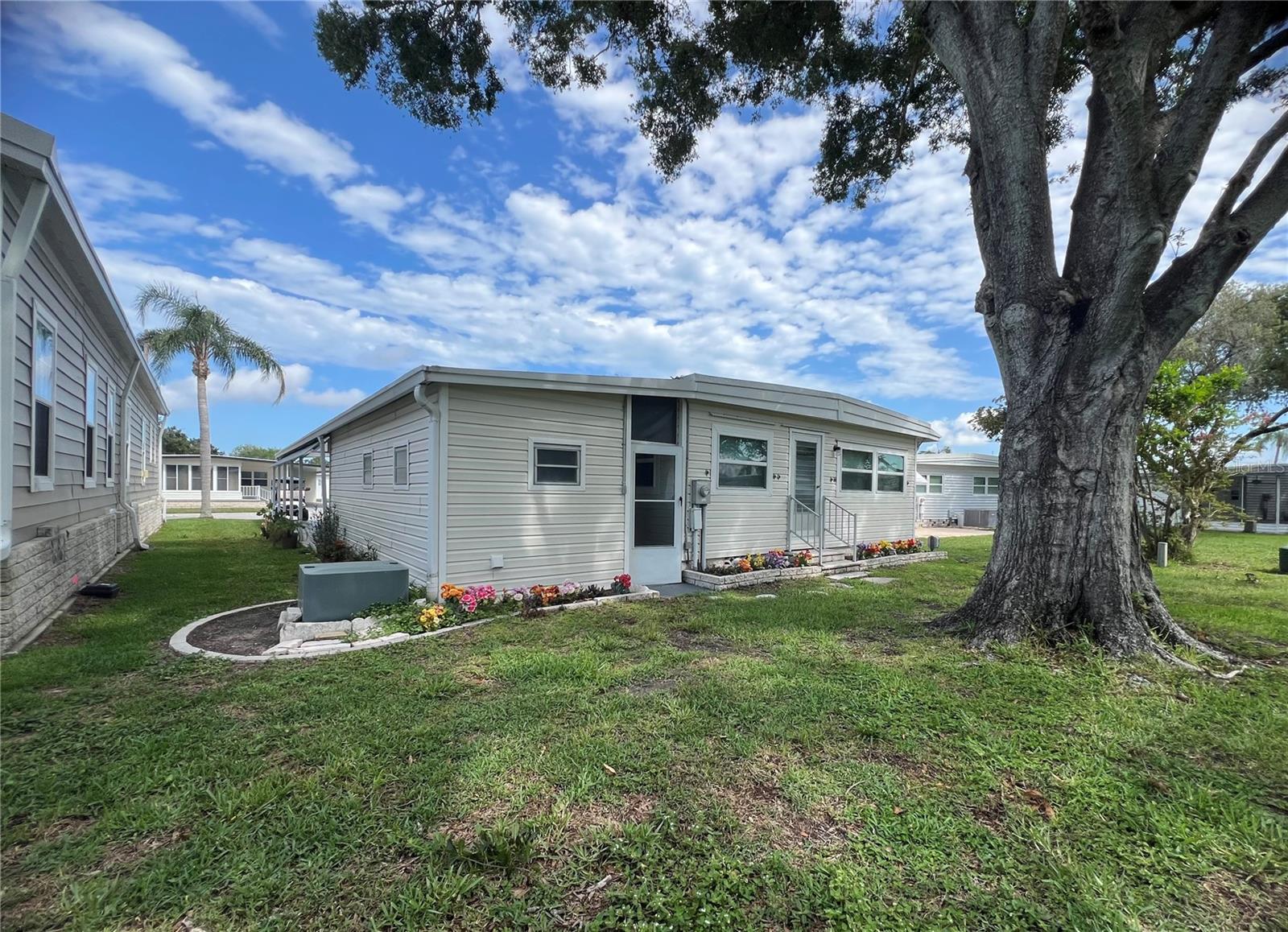 Back of home on the SE corner