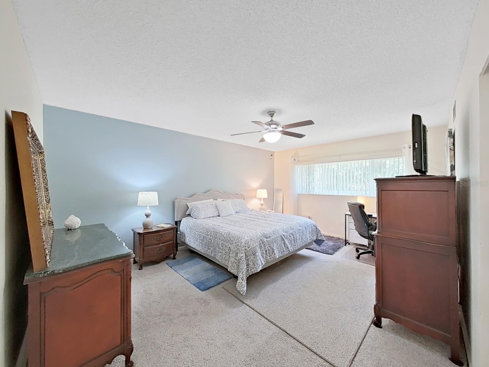 Primary Bedroom fits a King bed set.