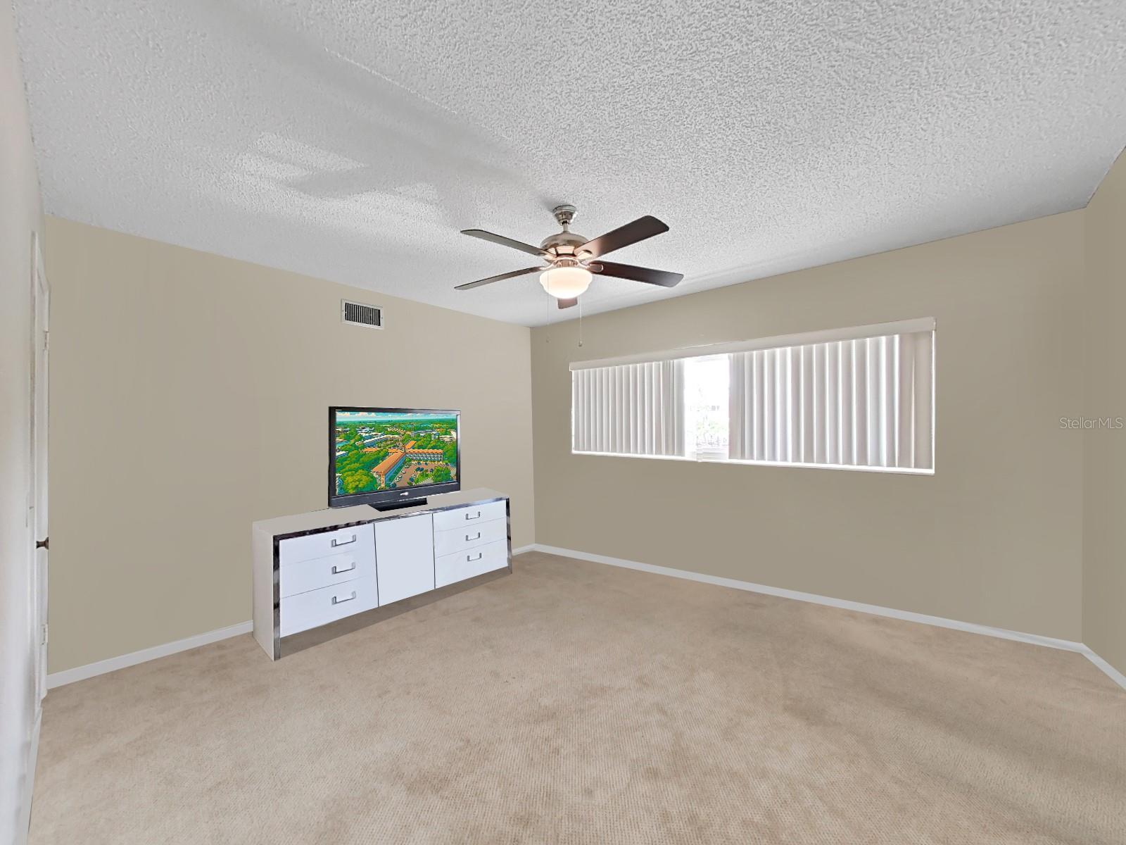 Guest Bedroom is large