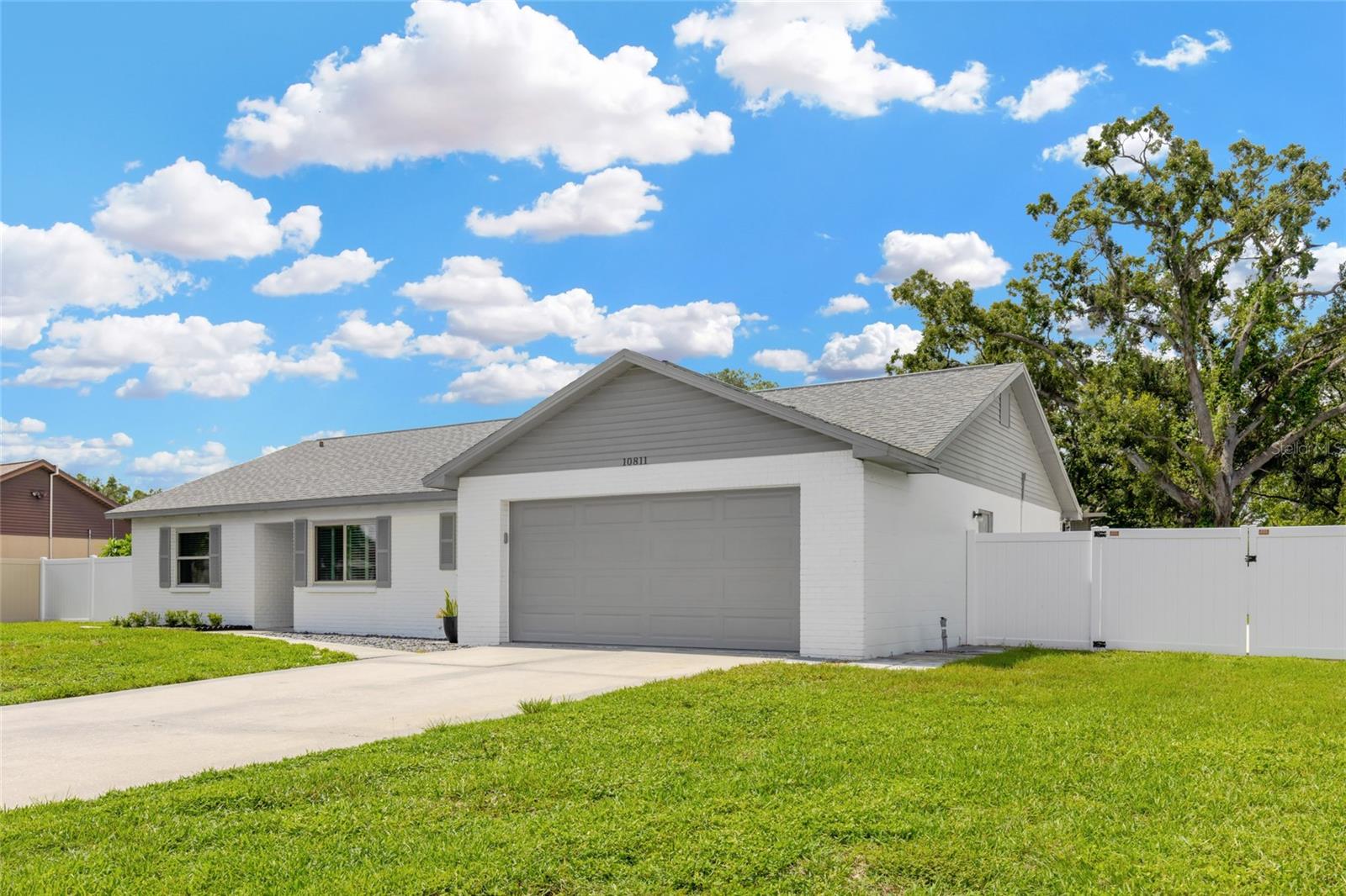 Spacious two car garage!