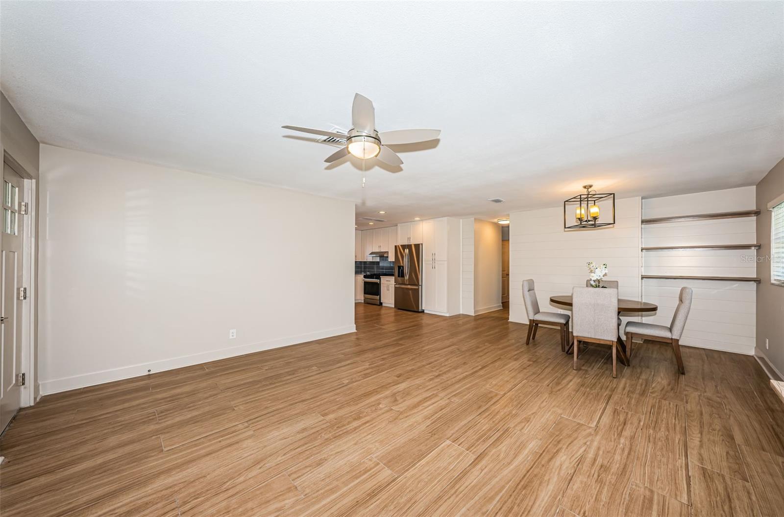 Living Room and Dining Area