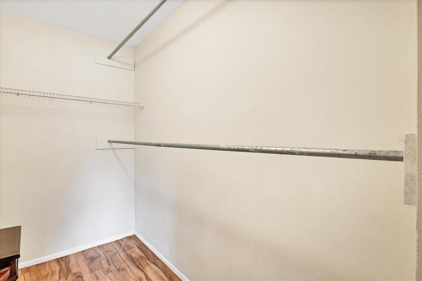 Primary bedroom large walk-in closet