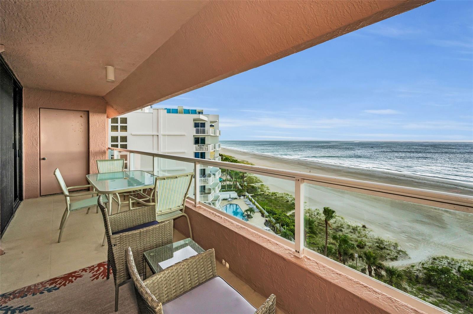 Step out of the Living Room or Primary Bedroom to Million $$ Beachfront Views!