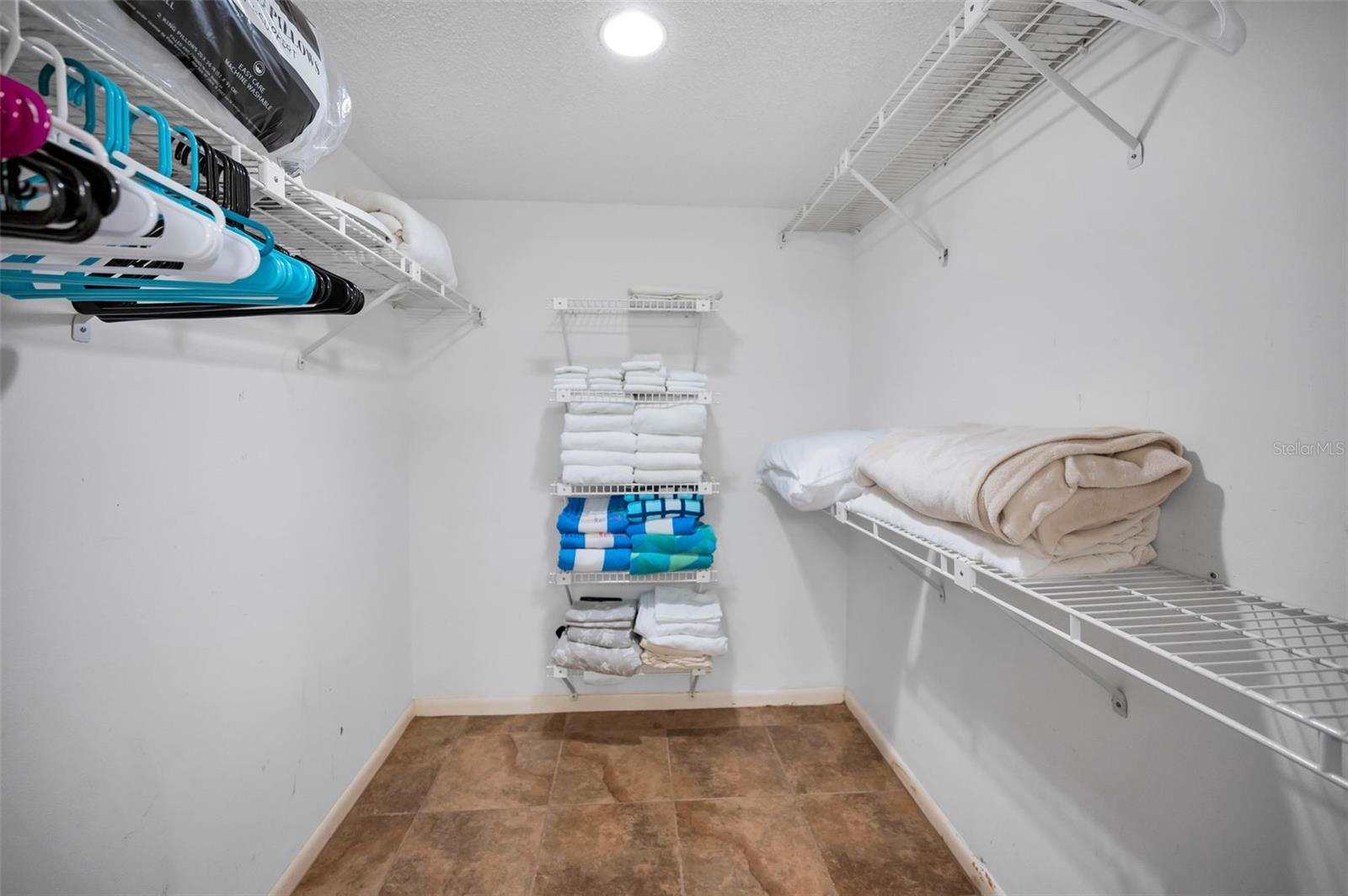 Large Primary Walk-in Closet