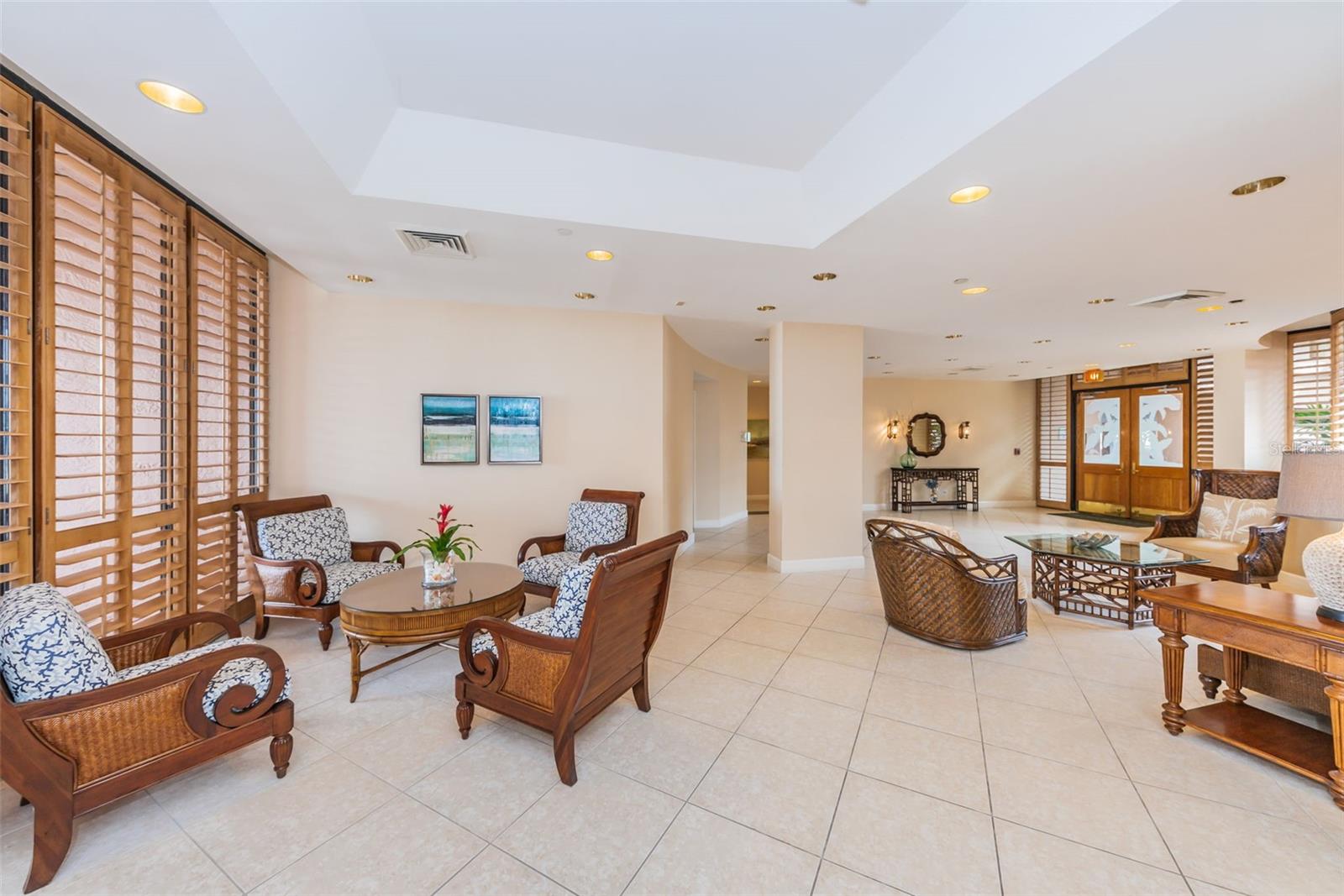 Lobby of the Clubhouse entry