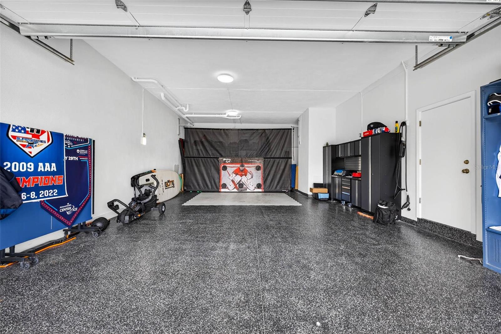 Left Side Oversized and Deep Garage