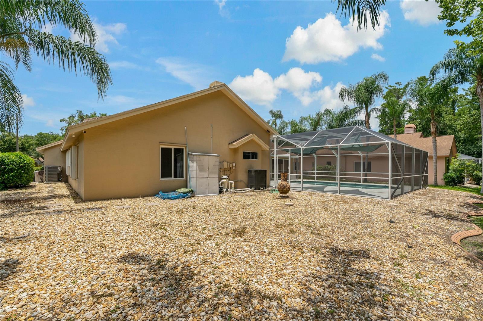 VERY LOW MAINTENANCE BACKYARD!