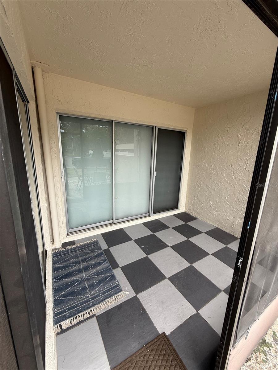 Back enclosed porch