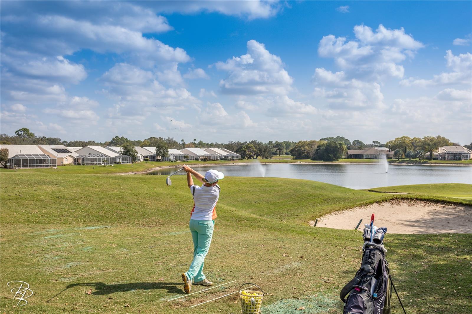 Golfing
