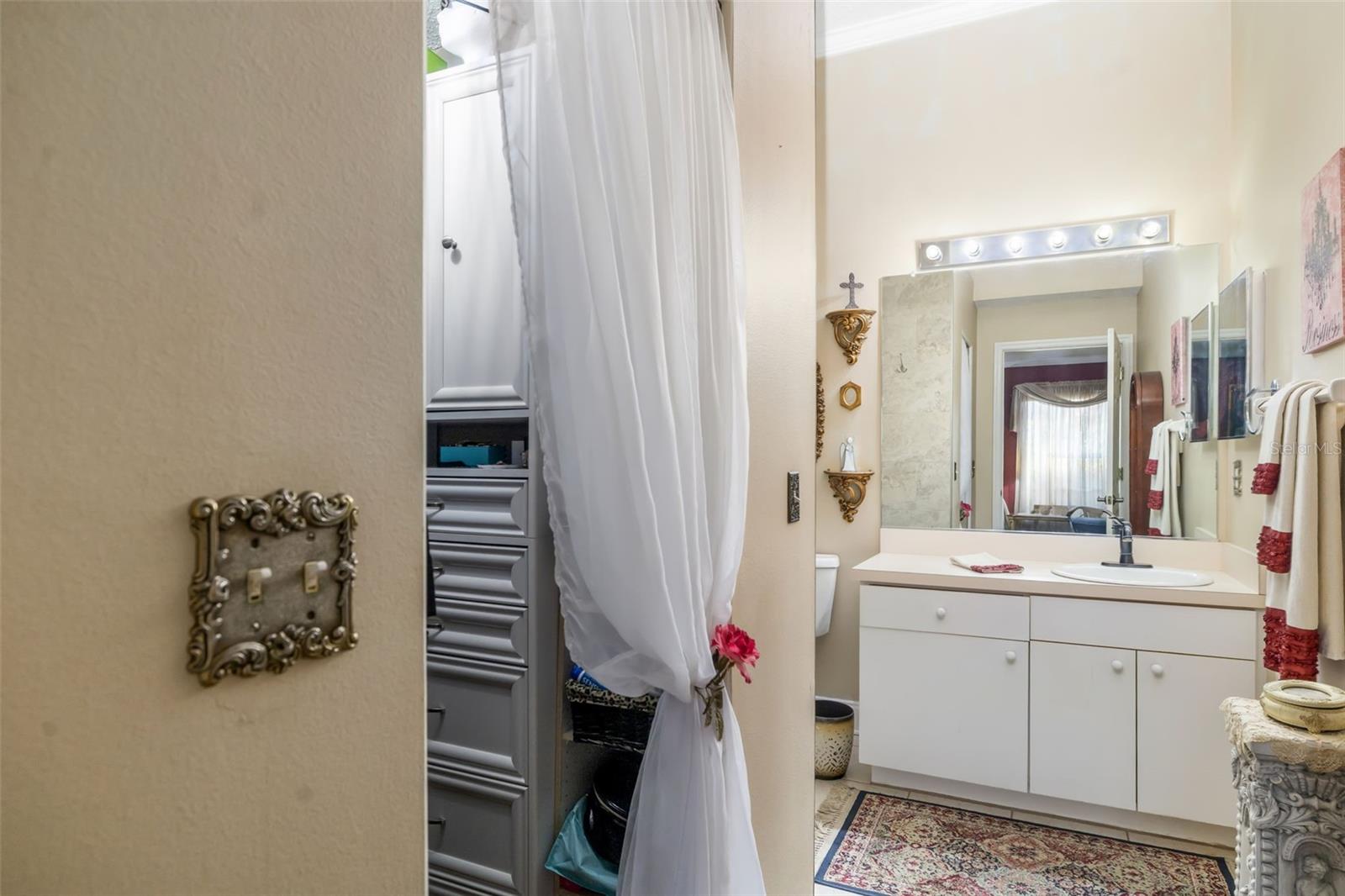 master bath and closet