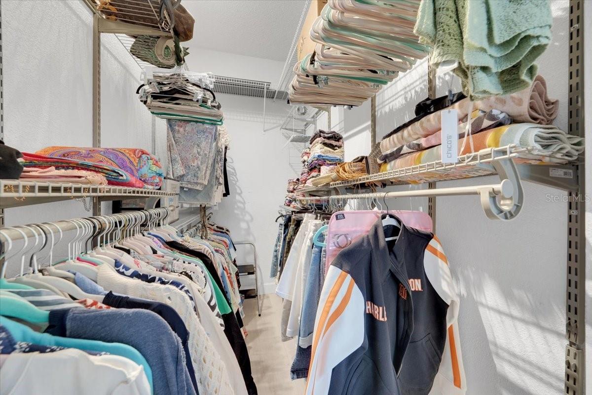 Wide and Deep master closet!