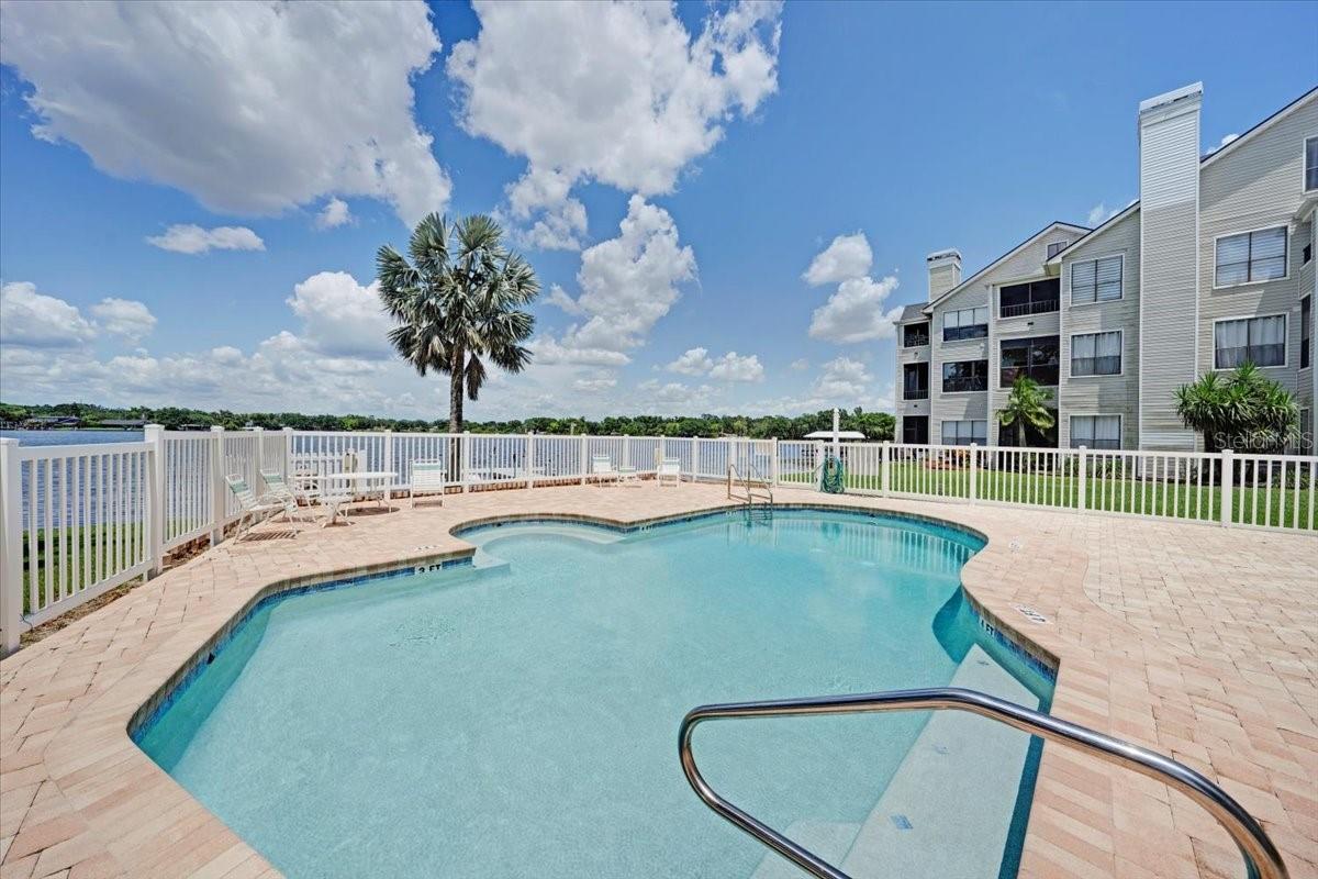 community pool over Egypt Lake