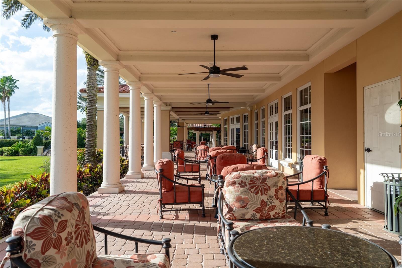 outside club house