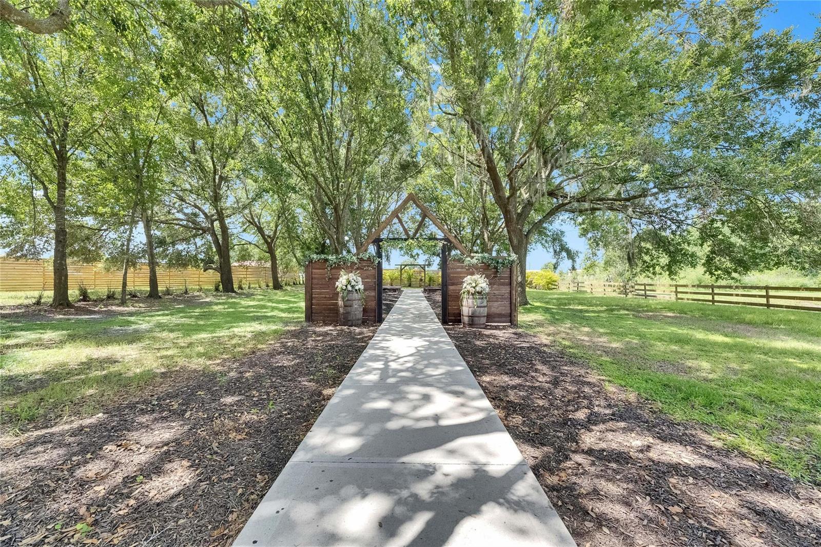 Ceremony area