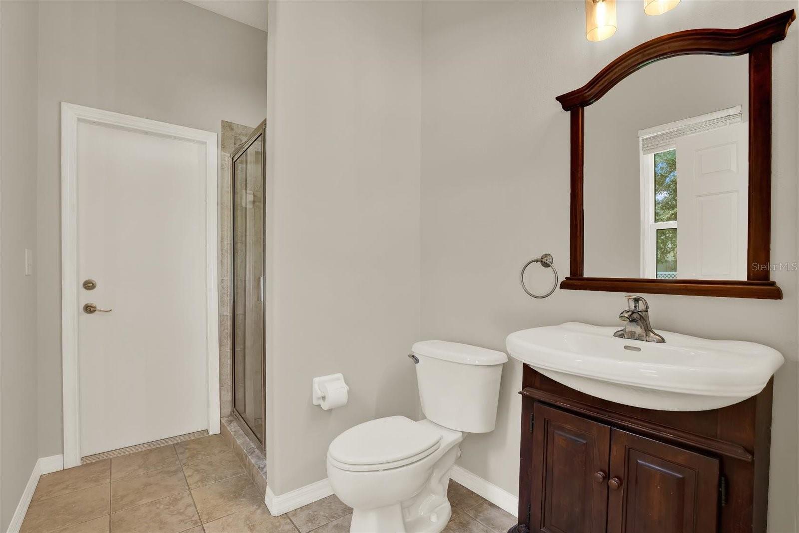 Secondary bathroom