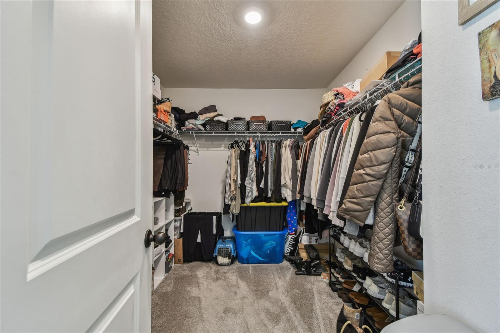 Master walk in closet