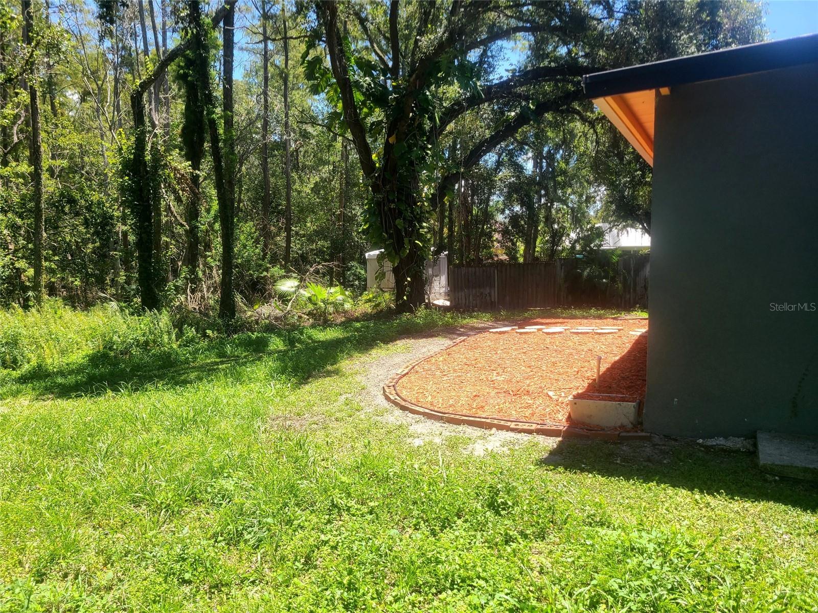 Back Yard w/ Patio