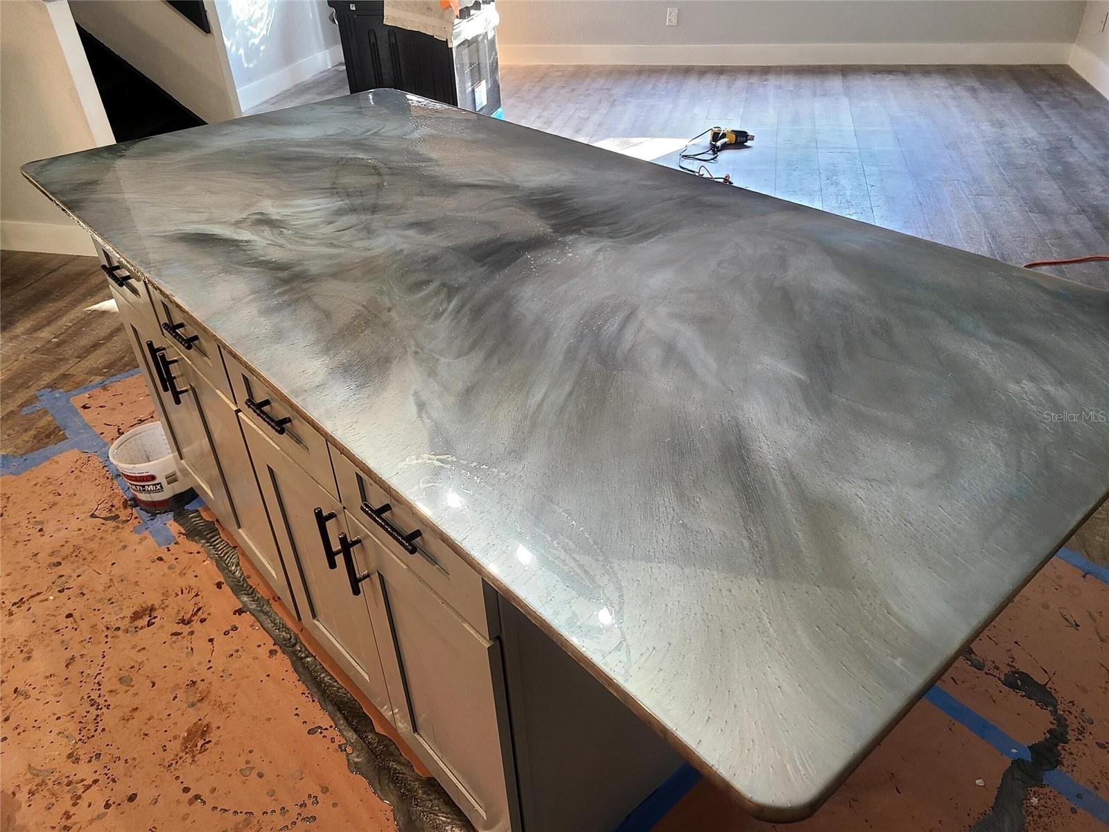 Marble designed Island Seats 6+ Adults