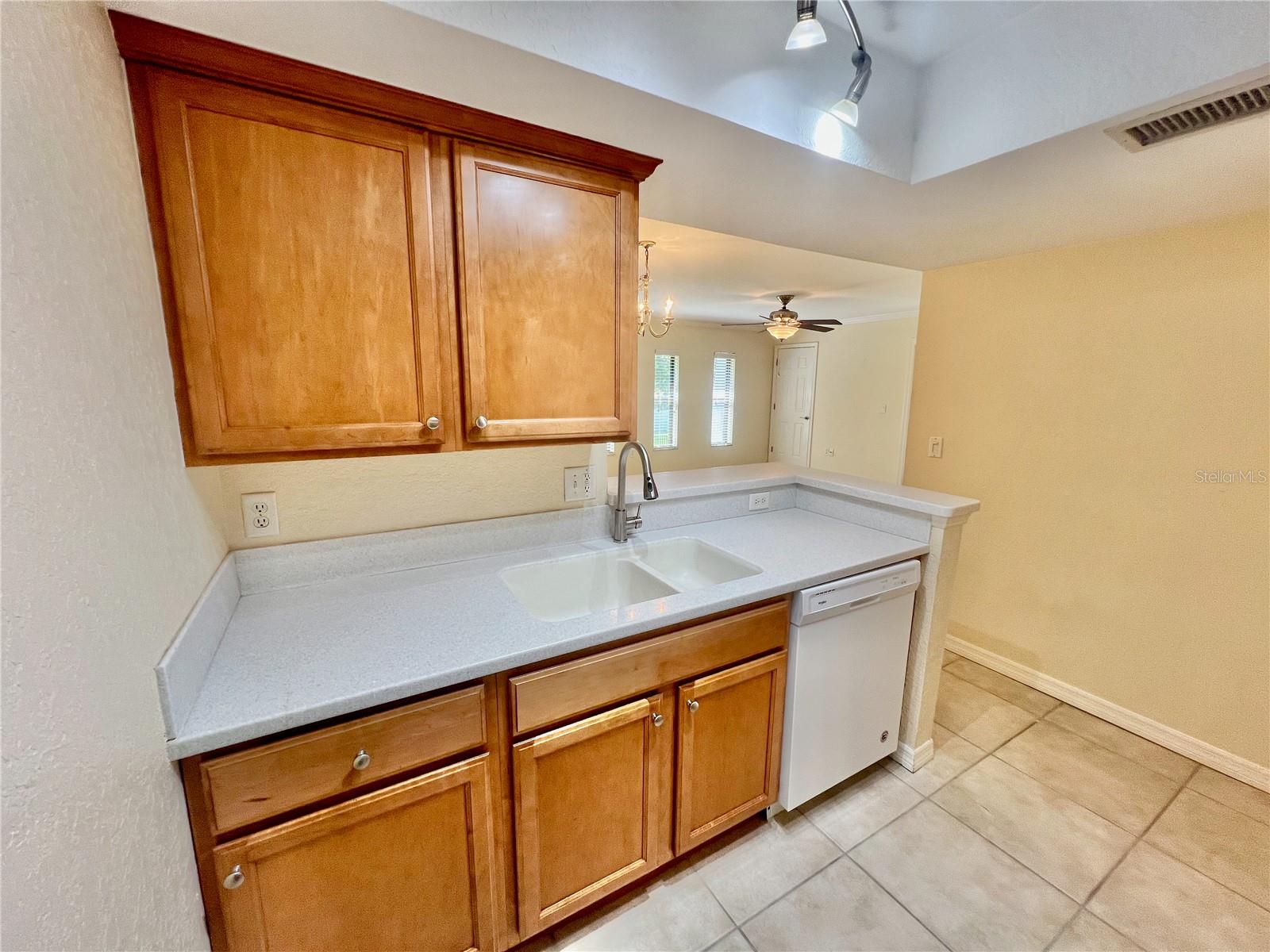 Kitchen with lots of storage area