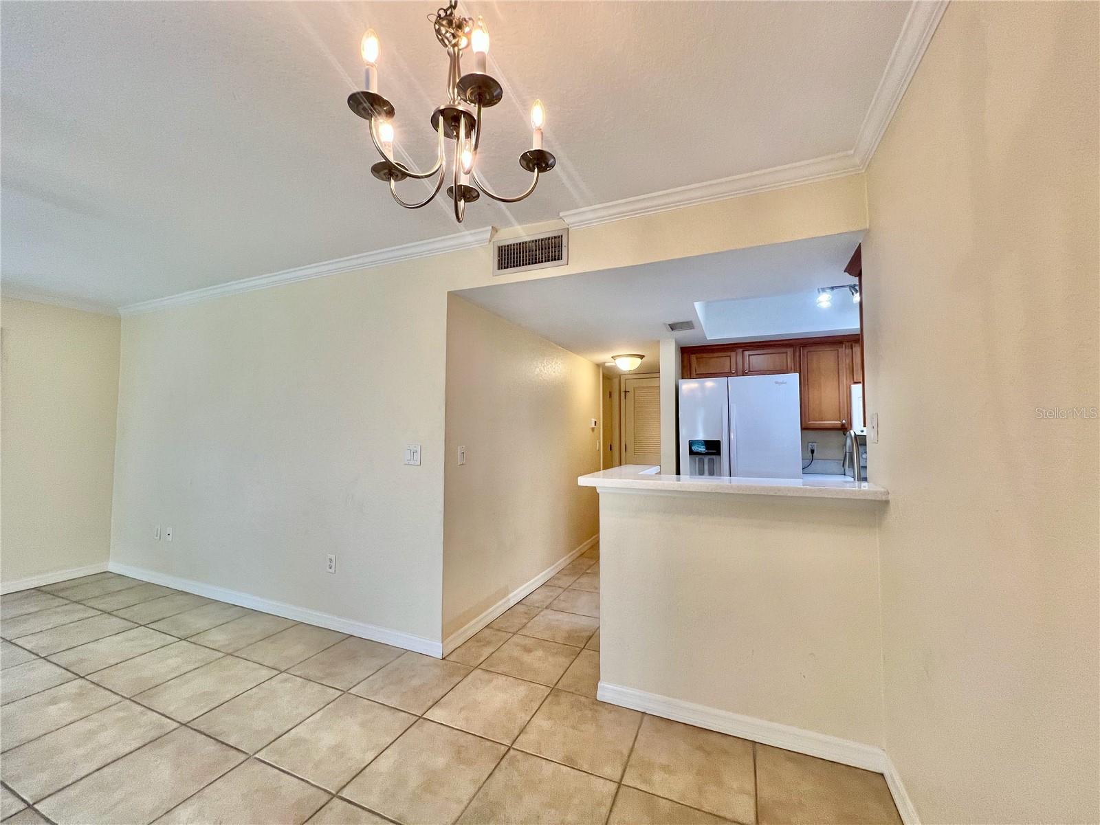 Open concept floor plan