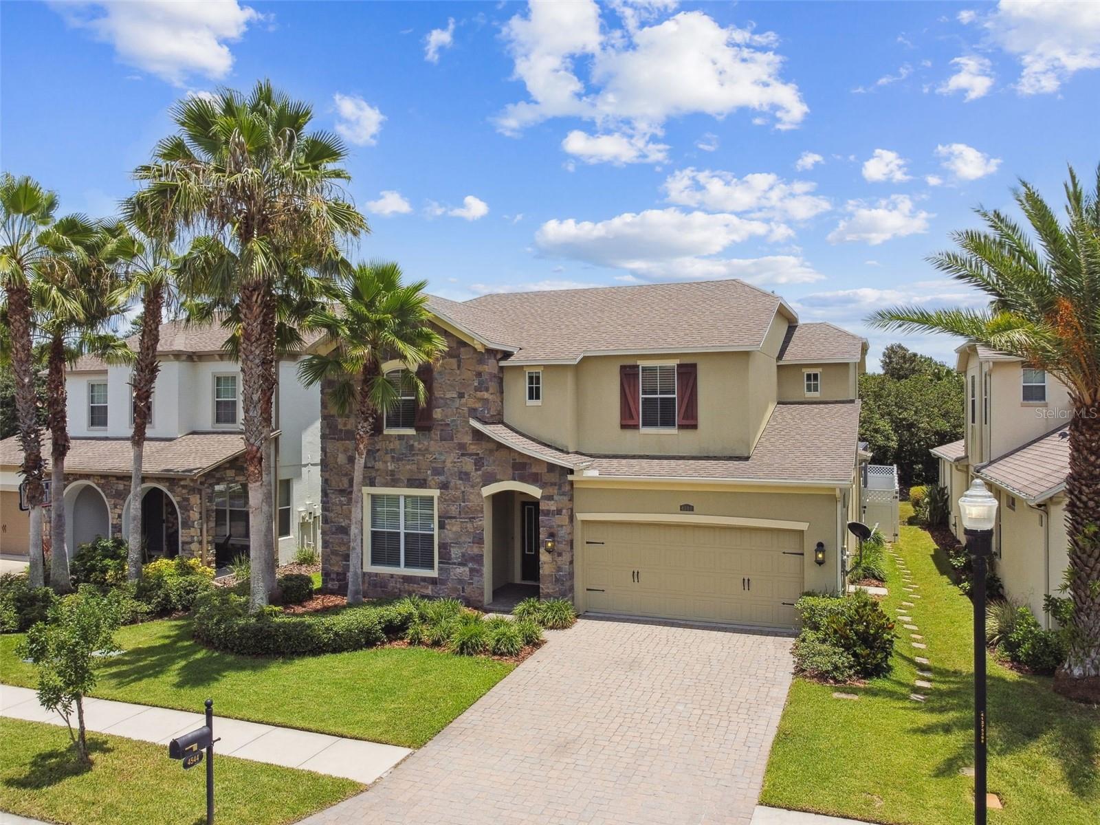 Beautiful pavers and mature landscaping!