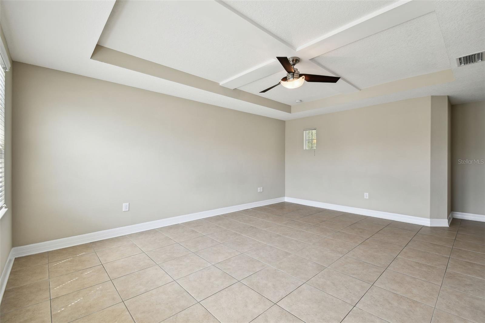 Large and overlooks the pool!