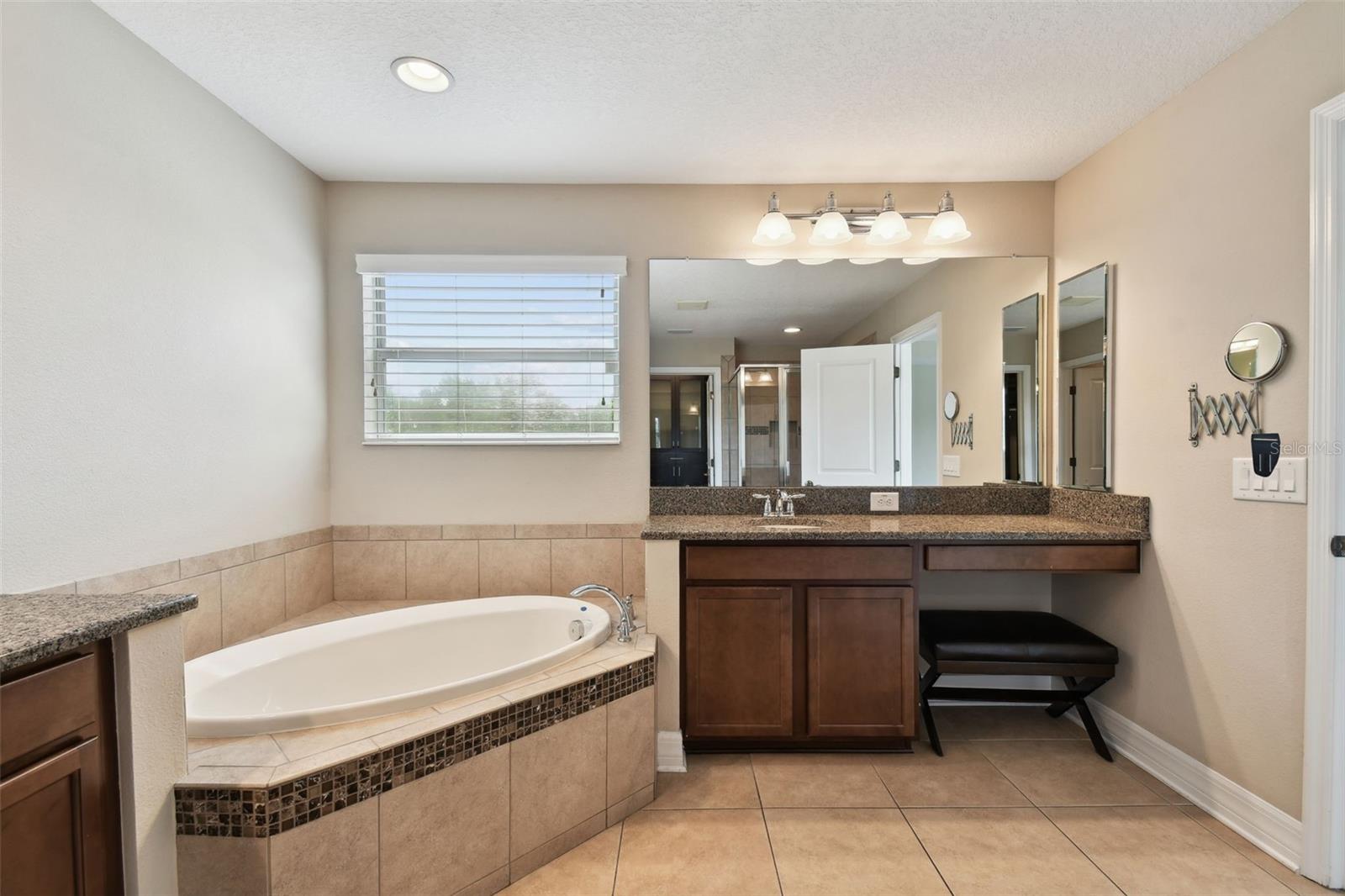 Large vanity space!