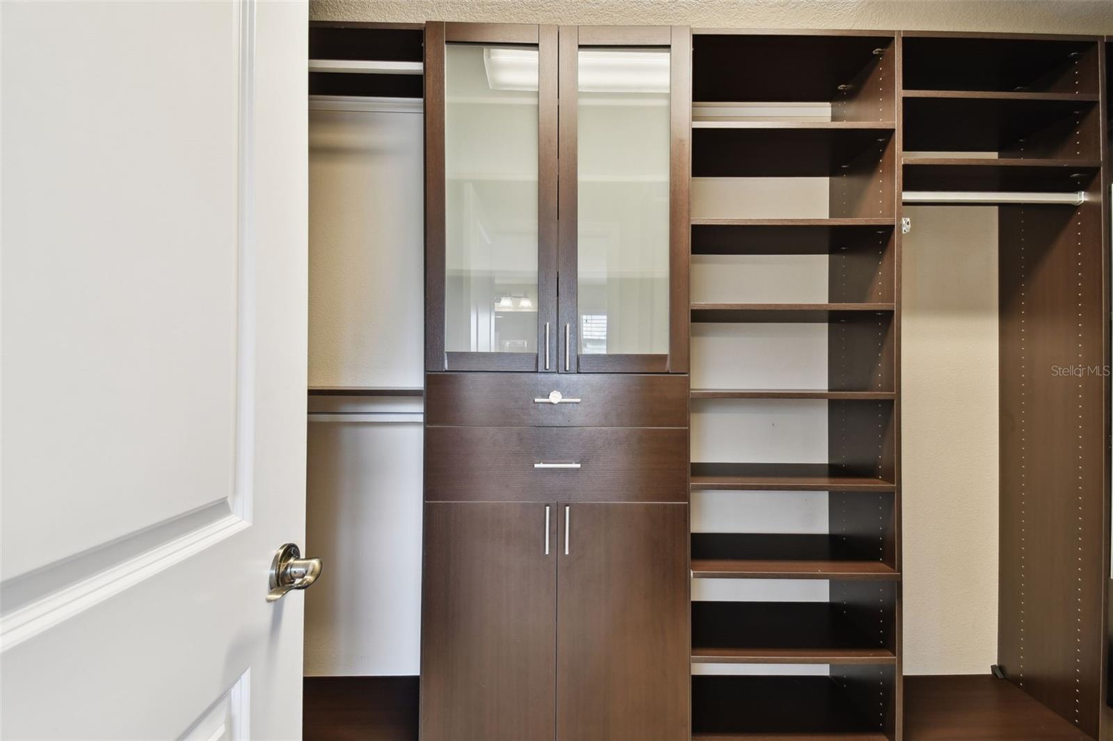 Custom buil-in closet system!
