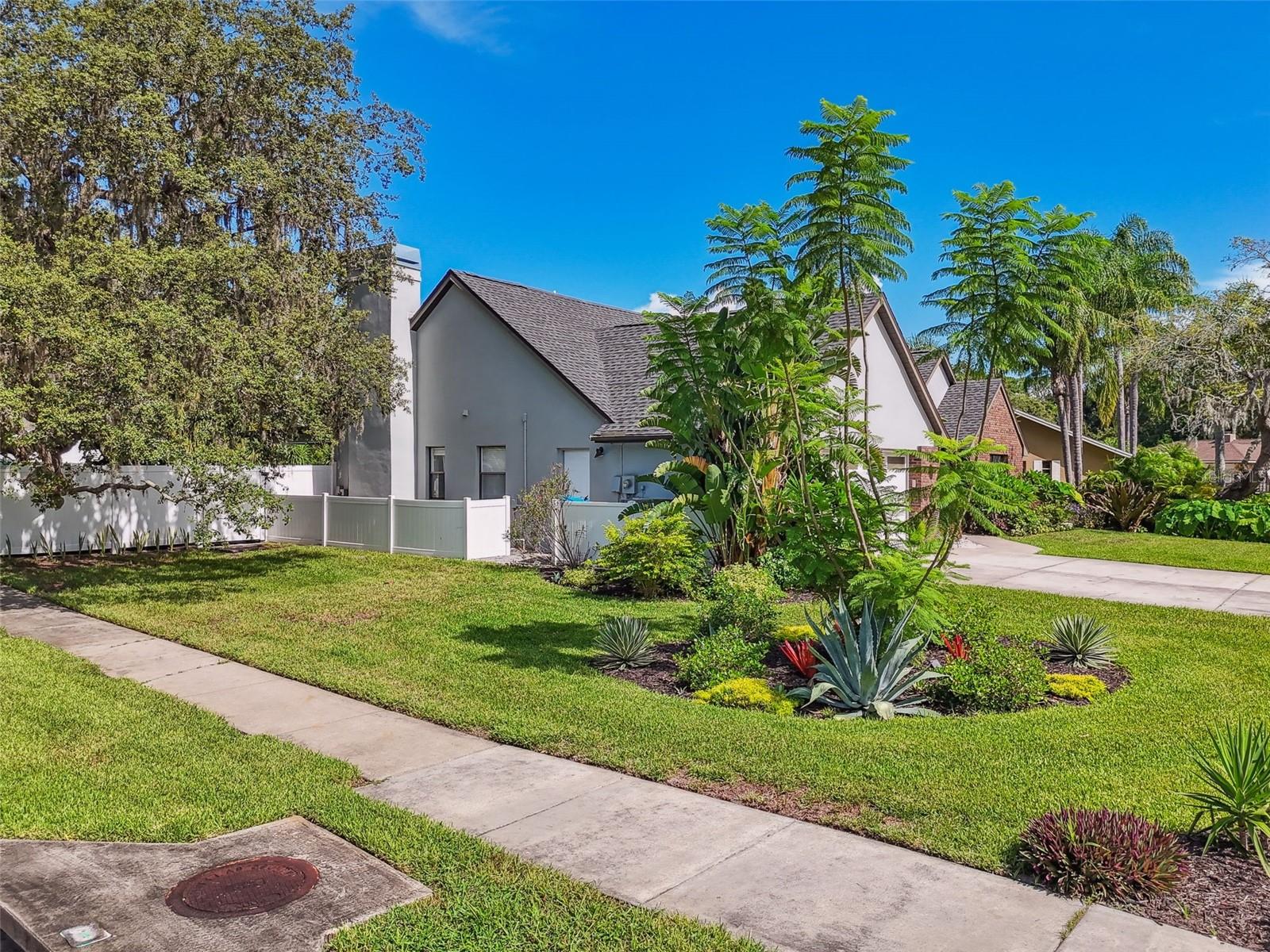 Almost a half an acre corner lot.