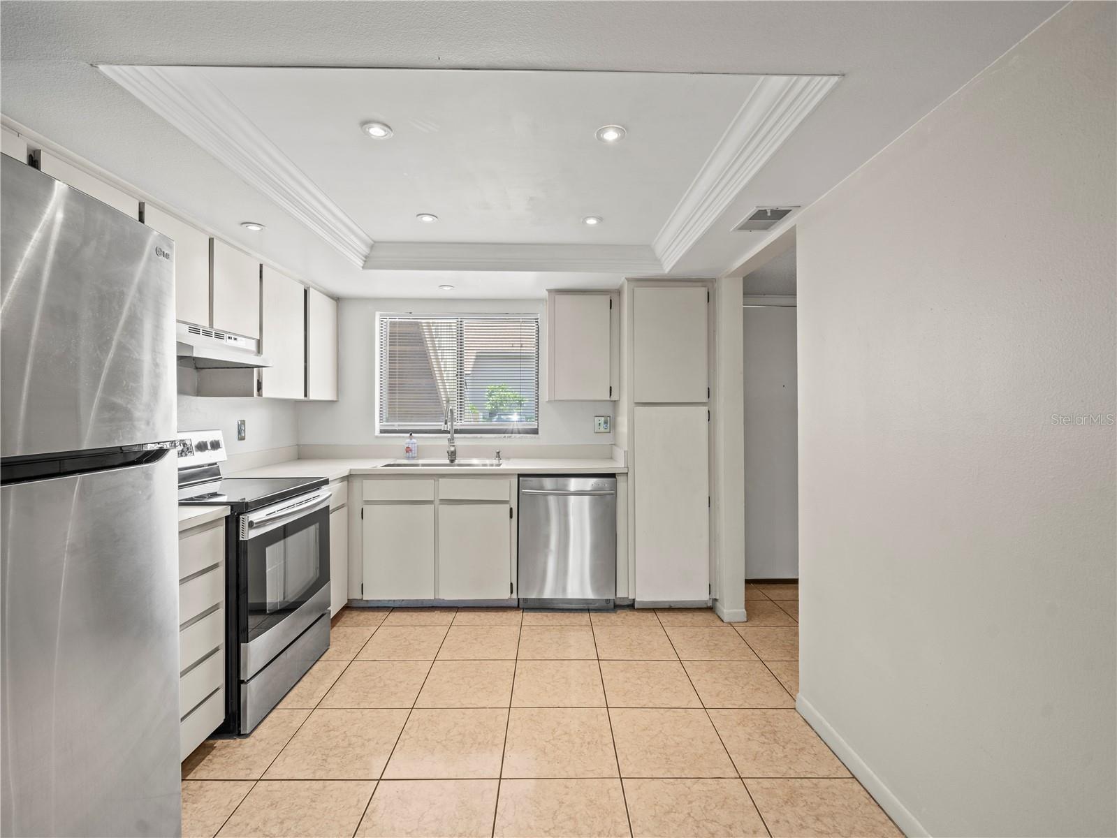 Roomy kitchen with Stainless appliances