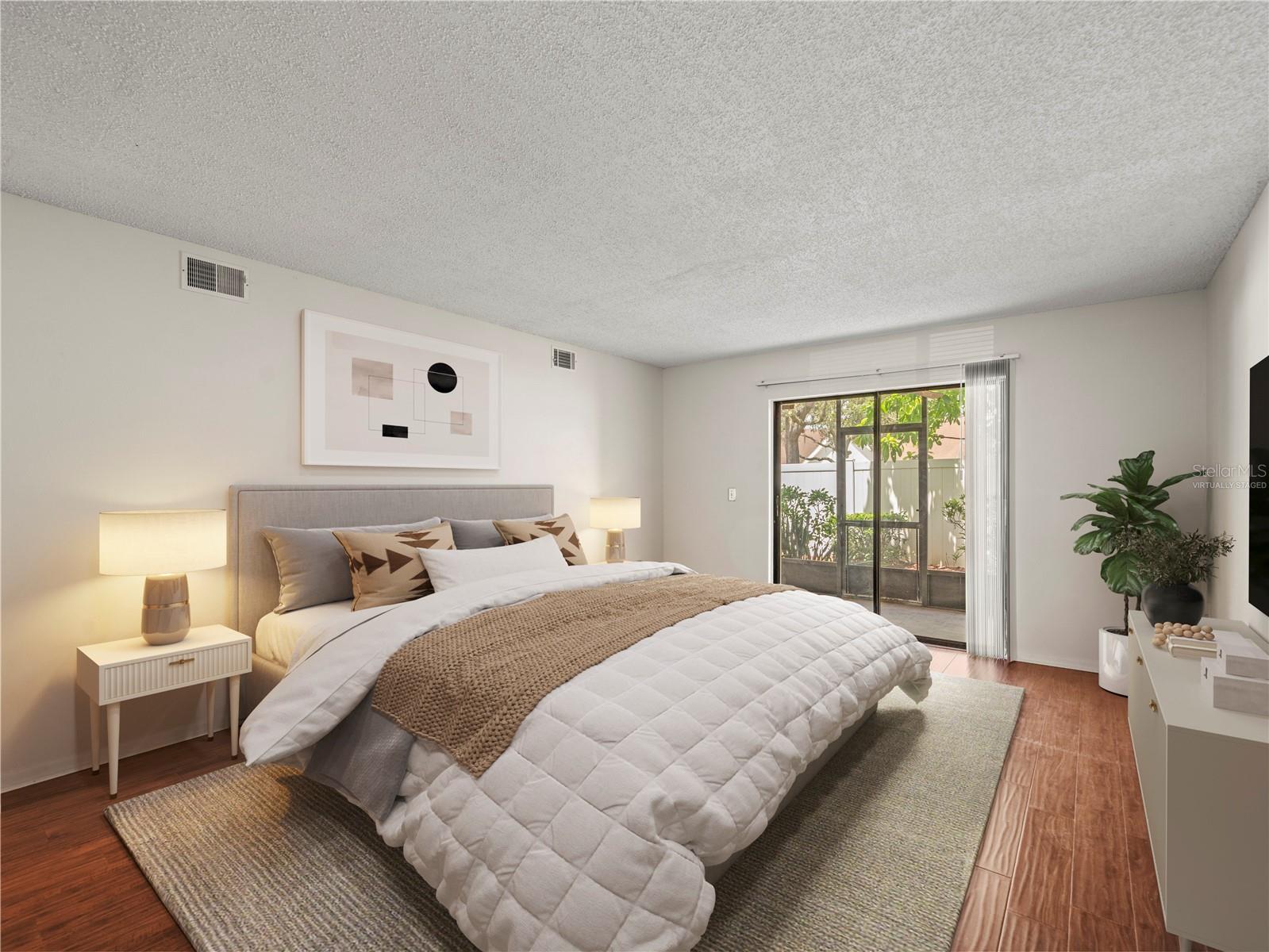 Primary Bedroom - virtually staged