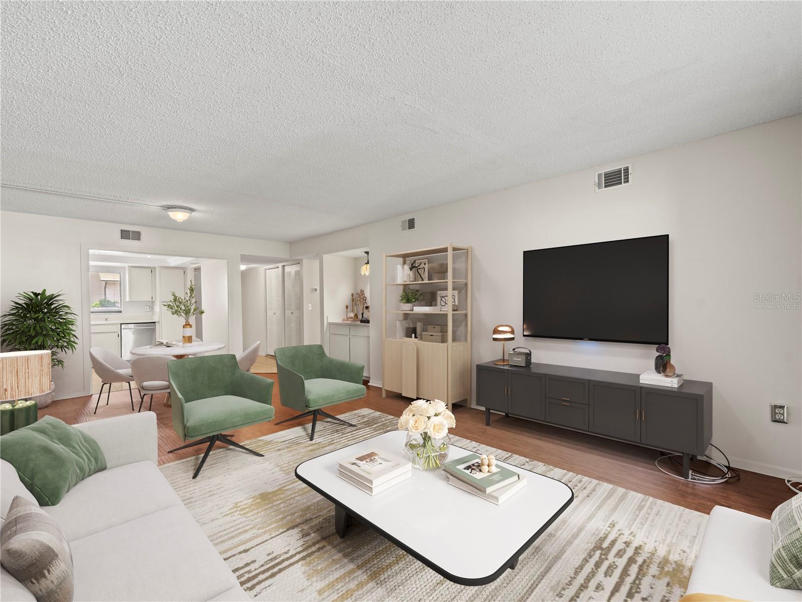 Great Room - Virtually Staged