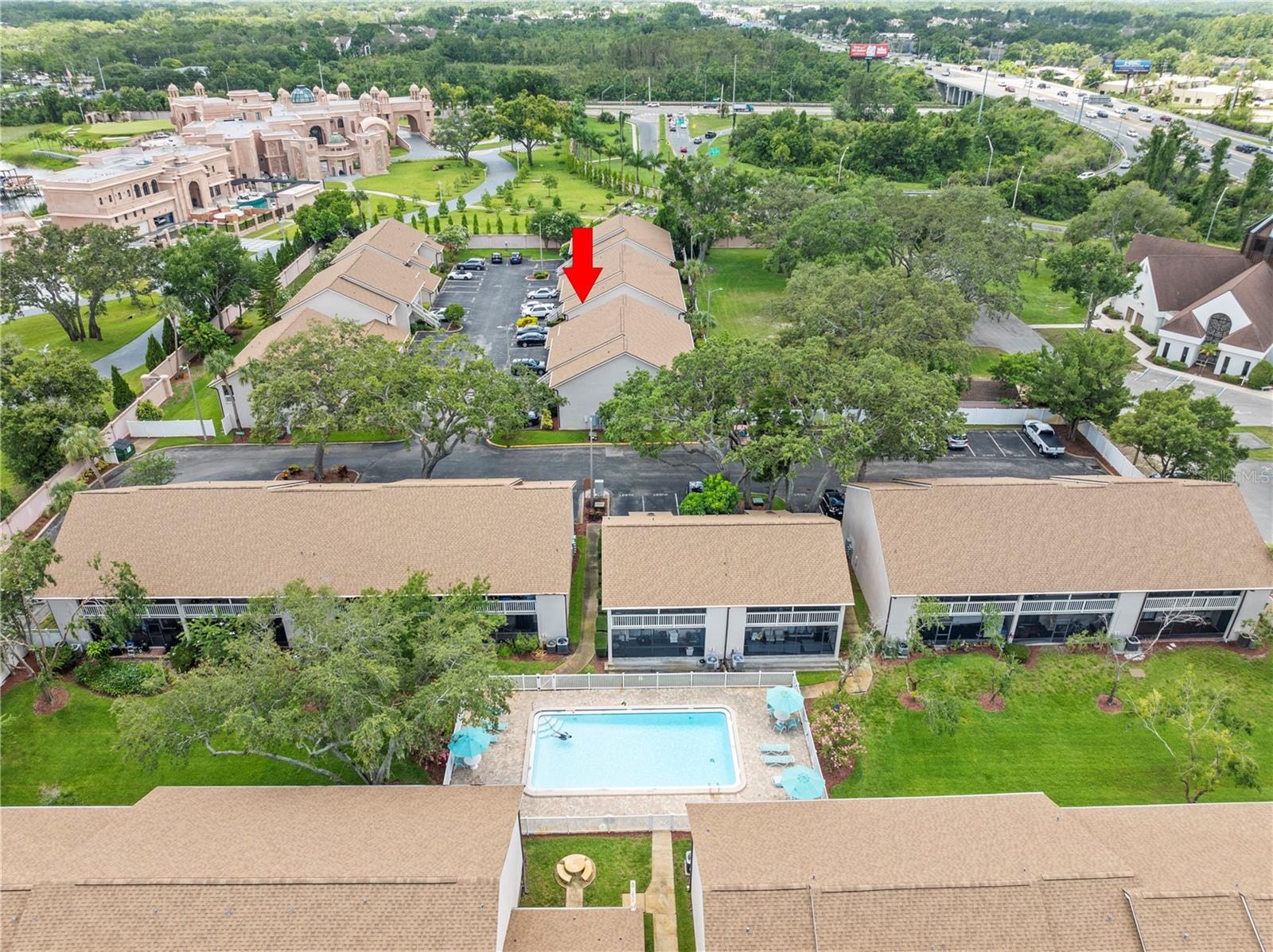 Close to community pool