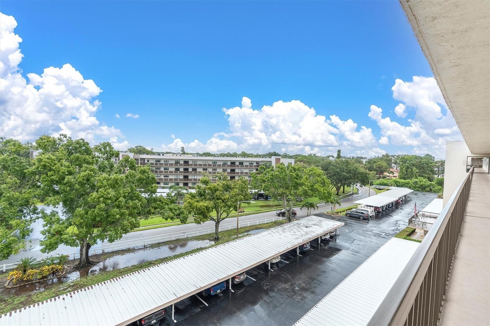 View from the 5th floor entry area.
