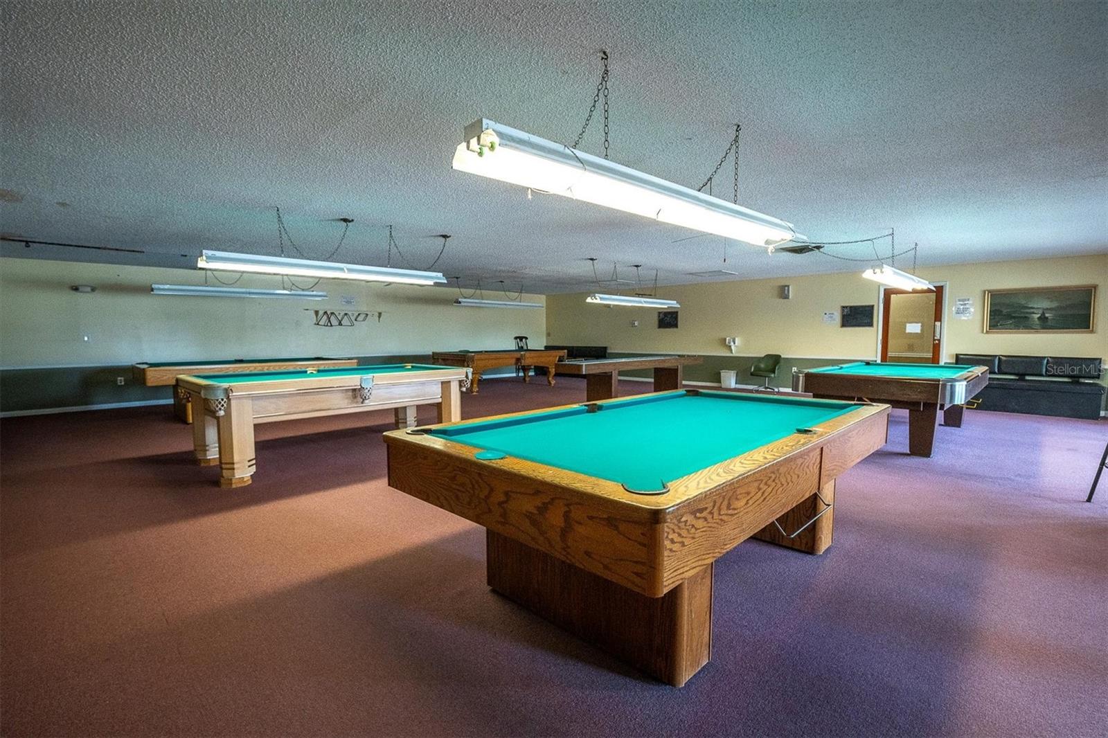 Billiards room