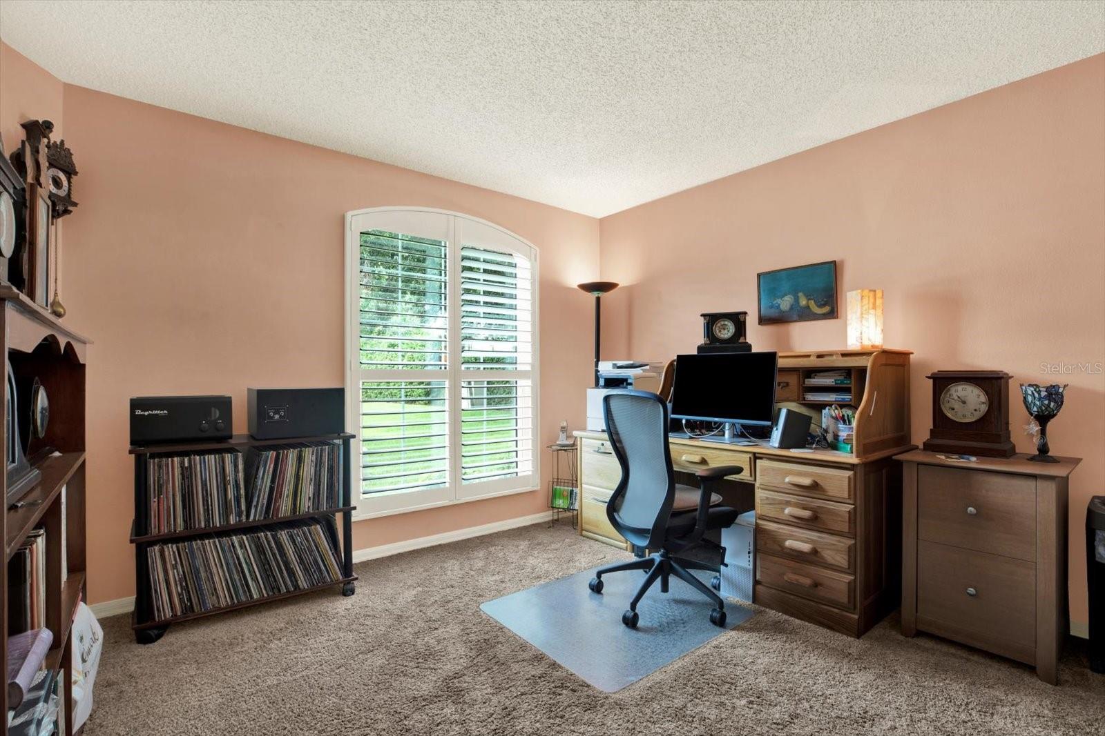Third bedroom used as an office
