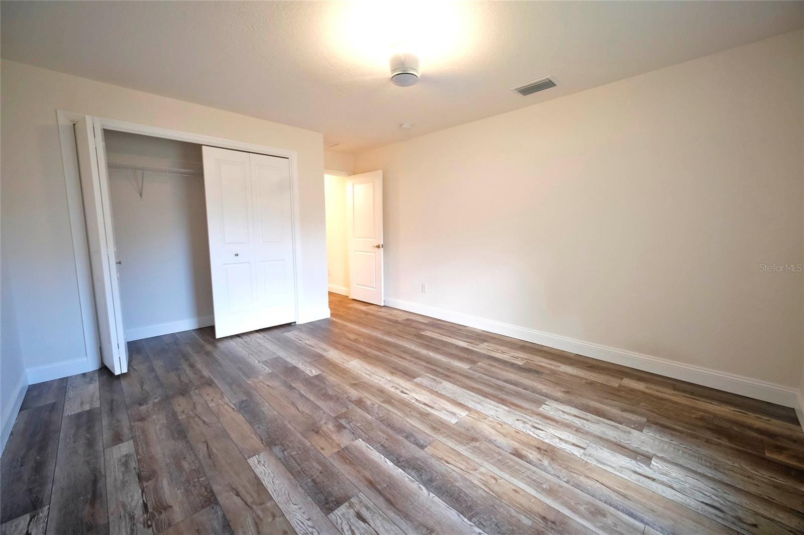 Bedroom 3 with Ceiling Fan.