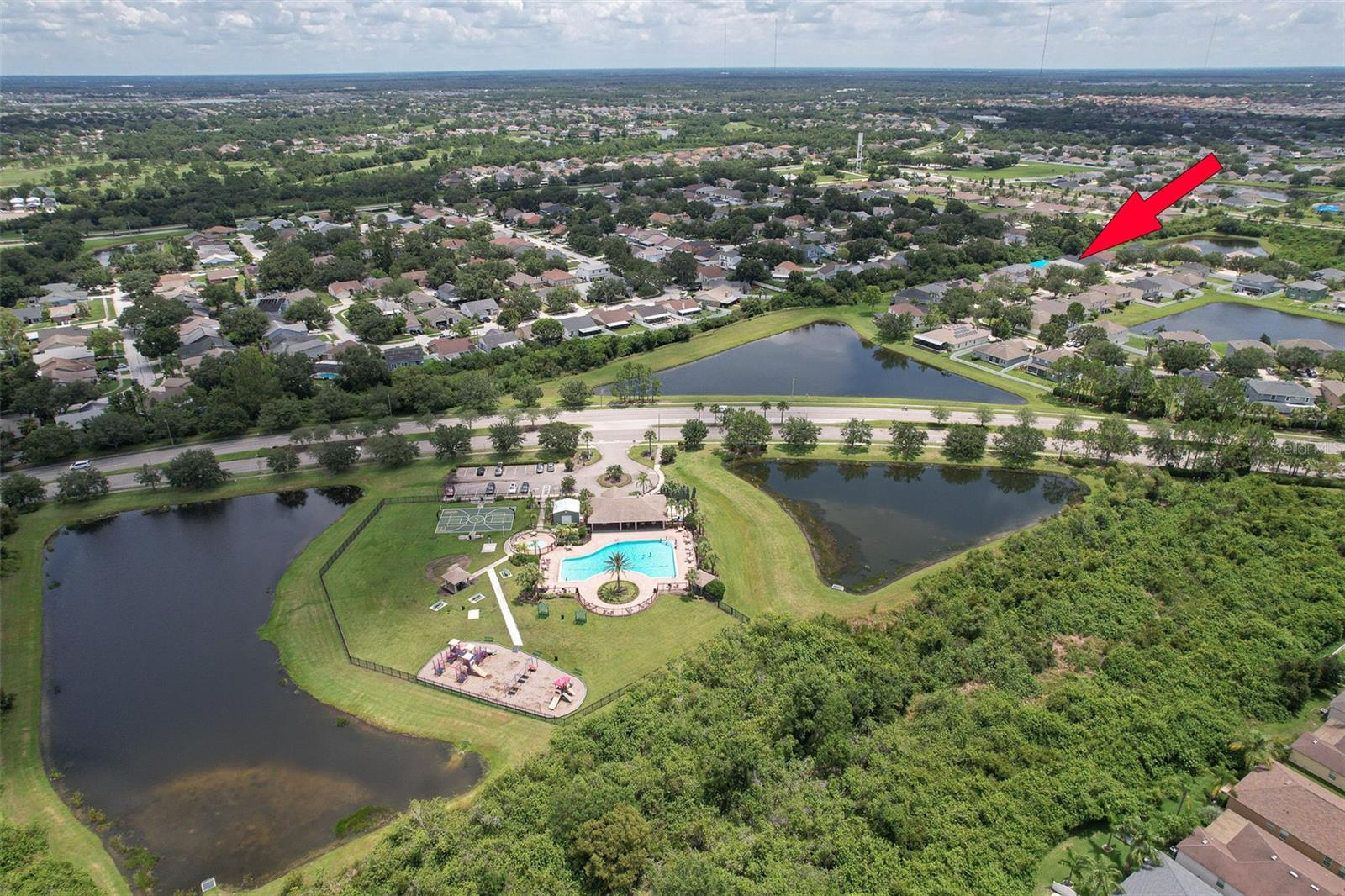 Community amenities in relation to the house