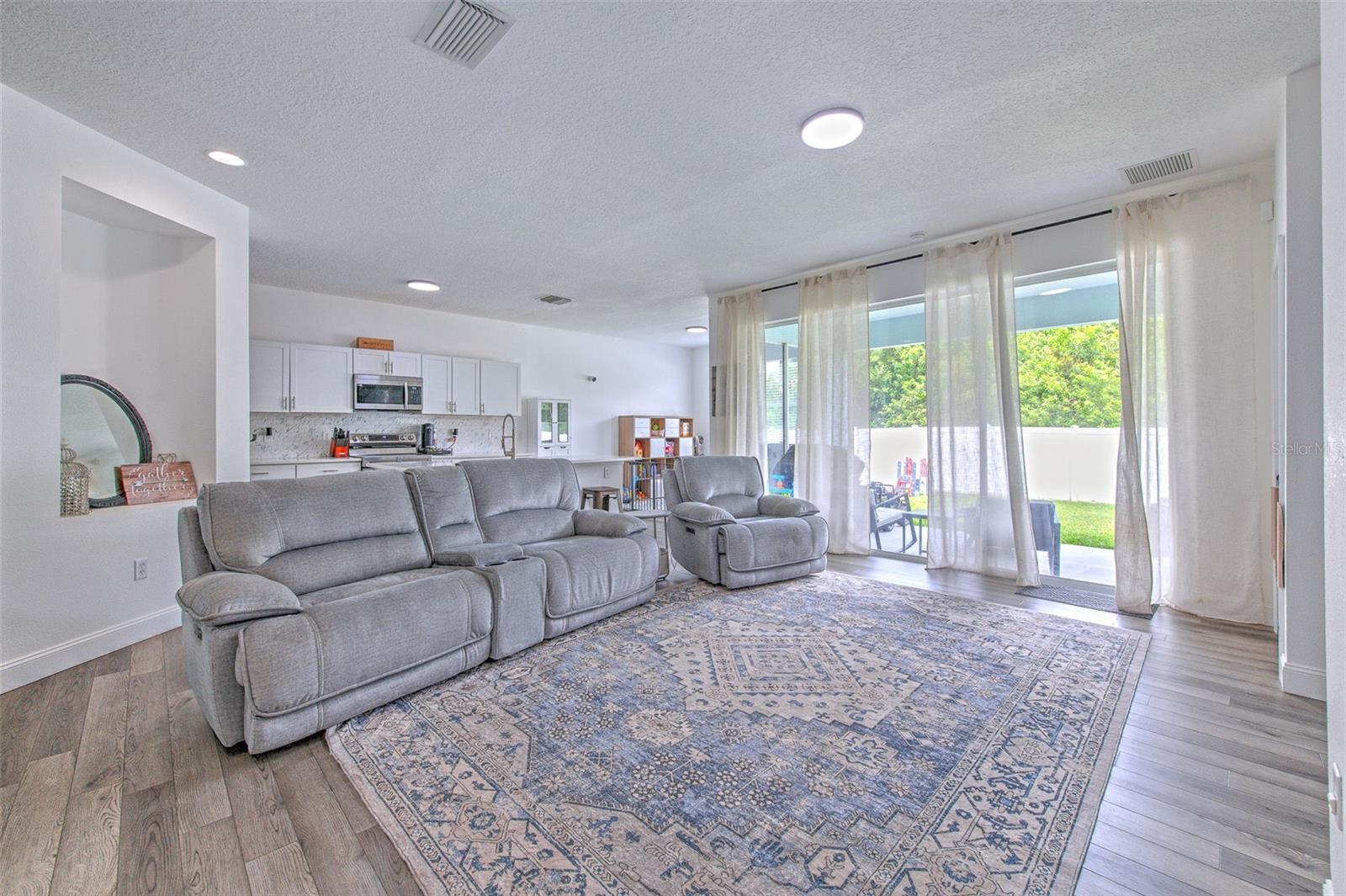 Spacious living space with lots of natural light