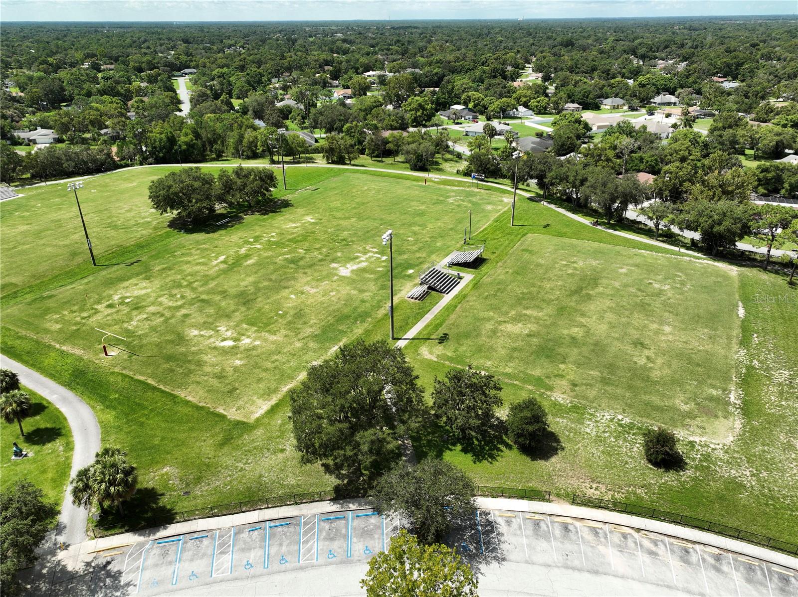 Aerial View of Park