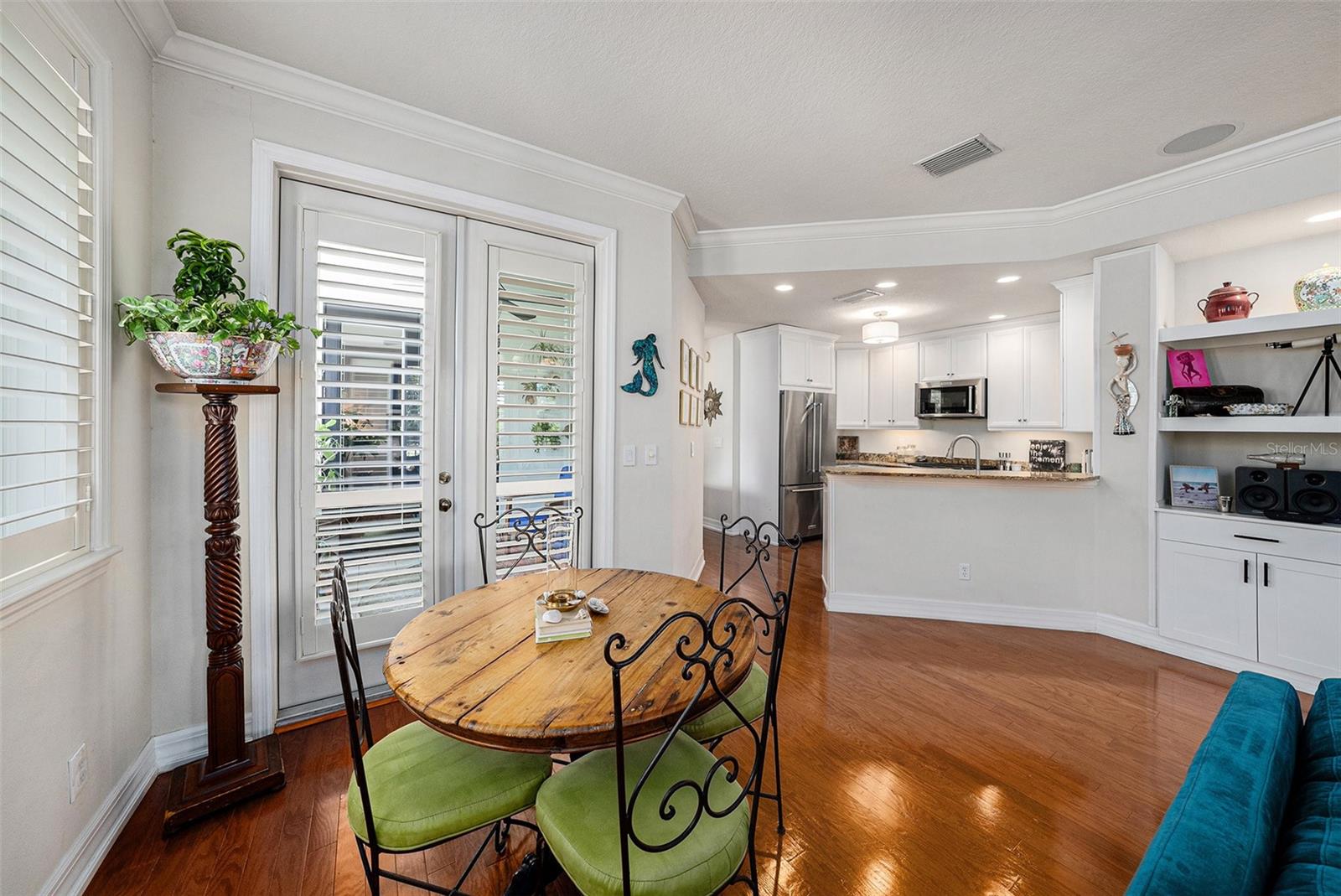 Open Concept living space-Dining Area