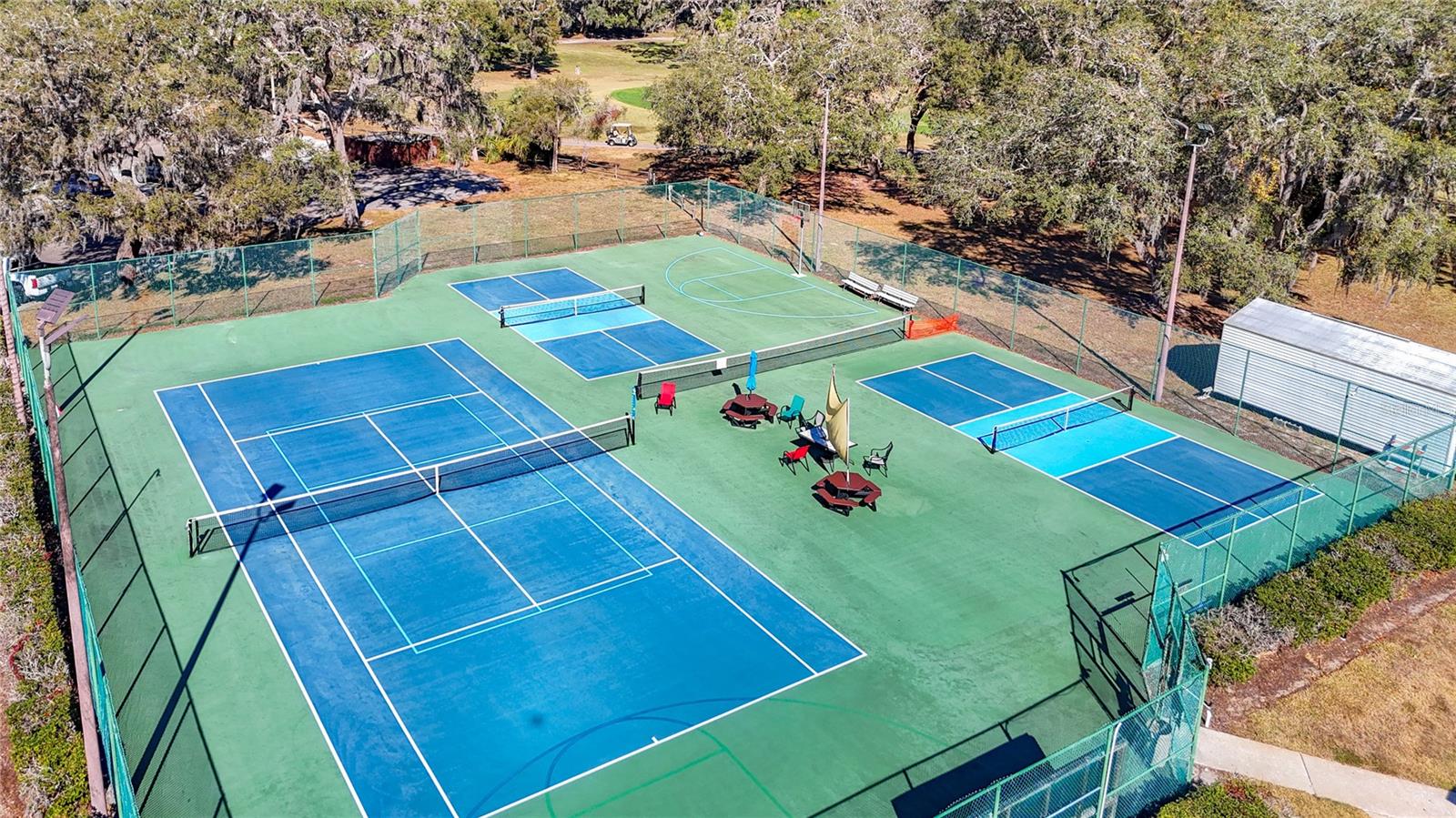 Tennis and Pickle Ball courts