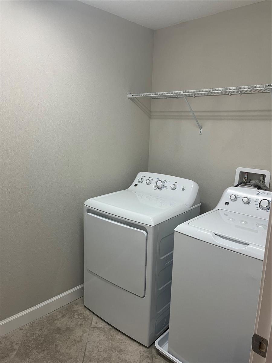Upstairs laundry room