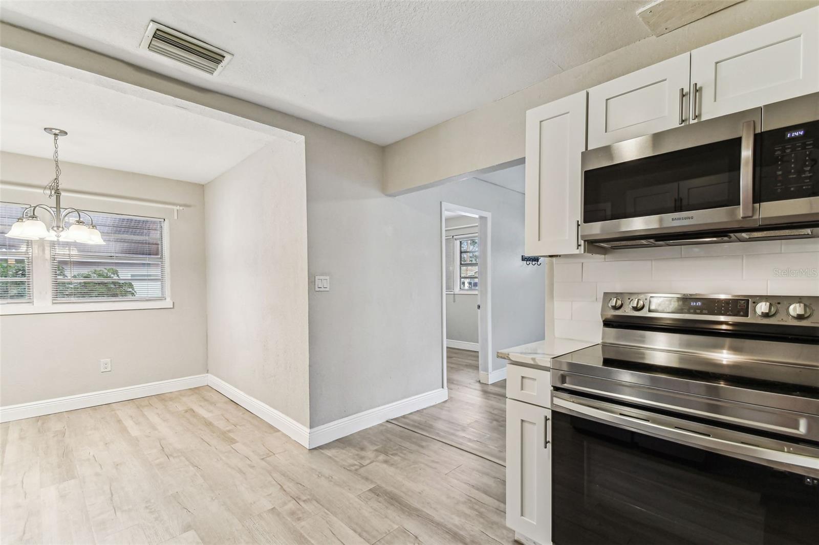 Dining Room off of the kitchen