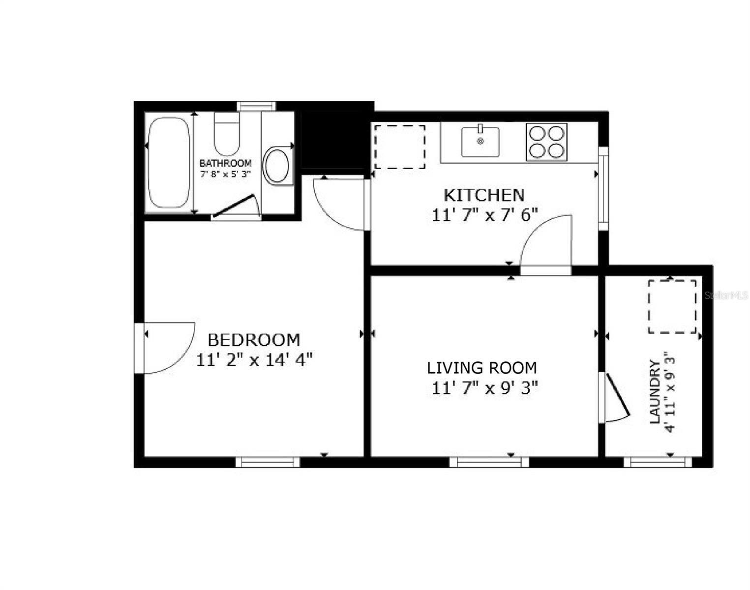 Guest Cottage Floor Plan