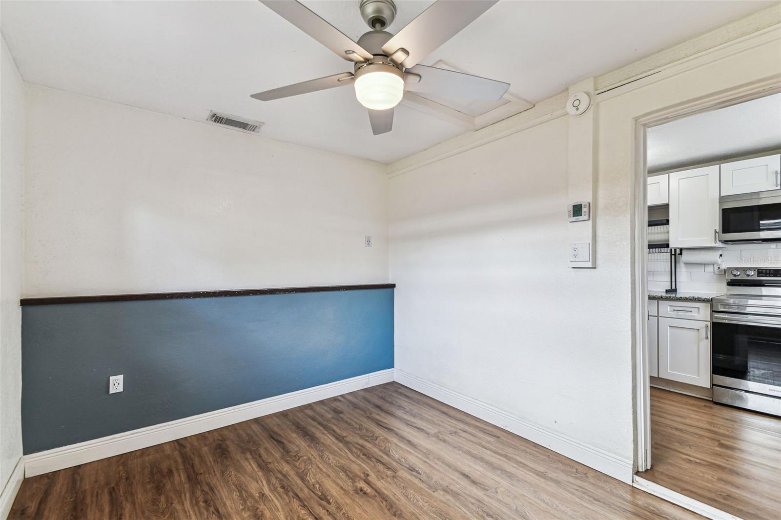 Living room off of the Kitchen