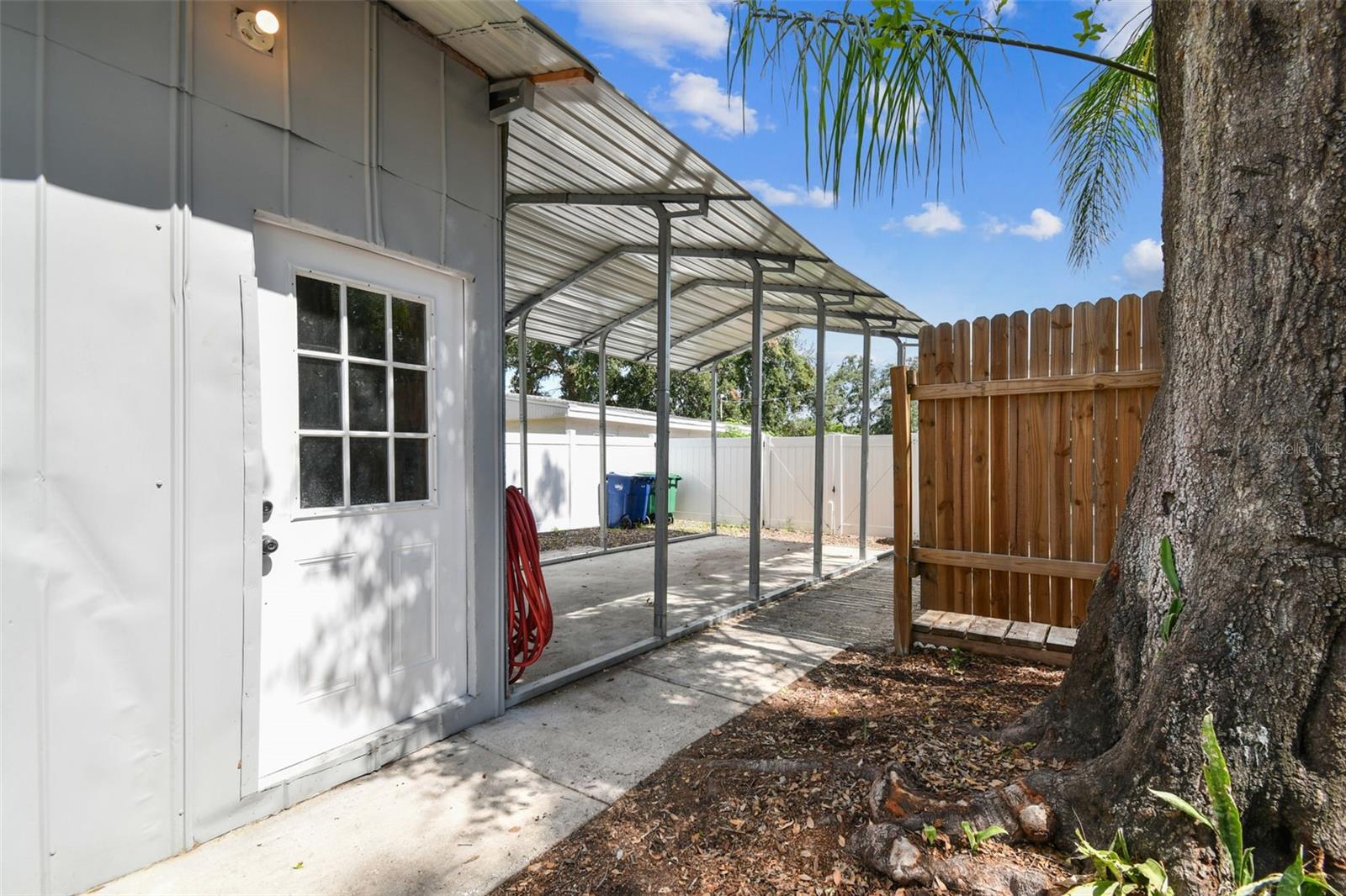 Storage Room entrance off of RV Carport